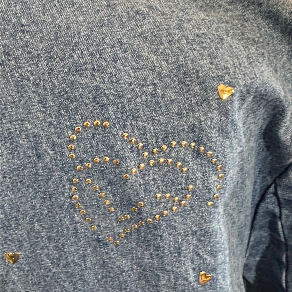 80s Vintage Jordache Embellished Blue Jean Jacket - Picture 7 of 7